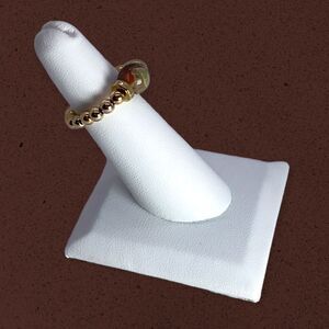 NWT Wool + Pepper Co. Picasso Jasper & 14K Gold or Stainless Steel Ring